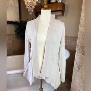 Calvin Klein cream open cardigan size xl